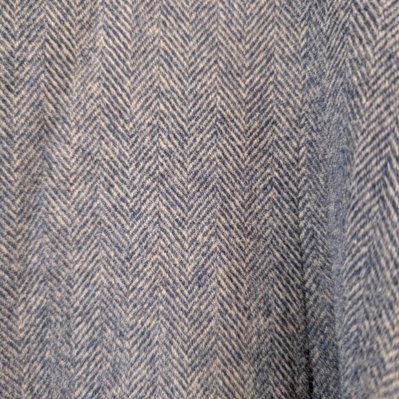 Vintage Jordan & Cole Brown Herringbone Wool Zip Up Jacket Old Money Classic S - Picture 8 of 13